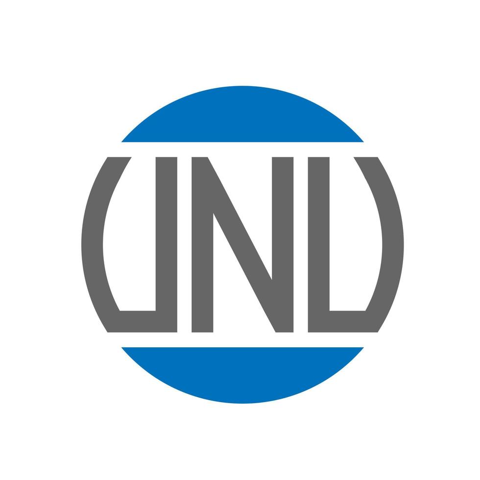 UNV letter logo design on white background. UNV creative initials circle logo concept. UNV letter design. vector