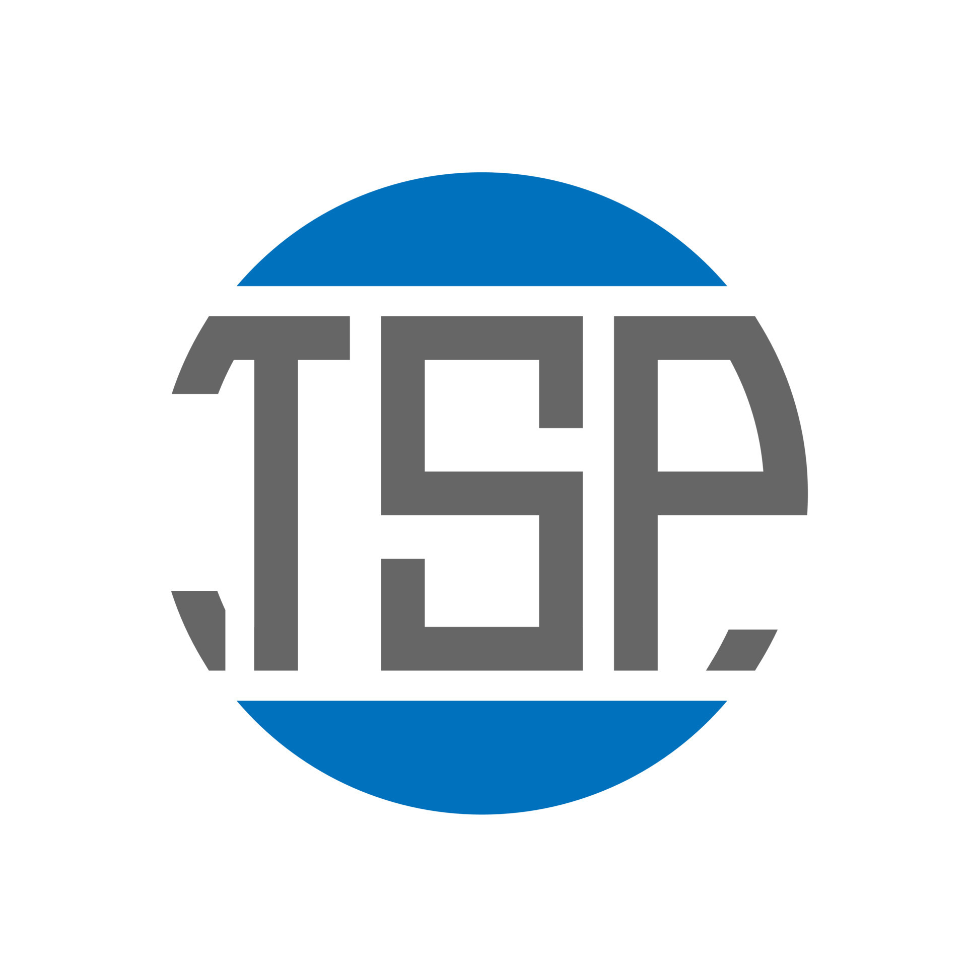 diseño de logotipo de letra tsp sobre fondo blanco. tsp concepto de