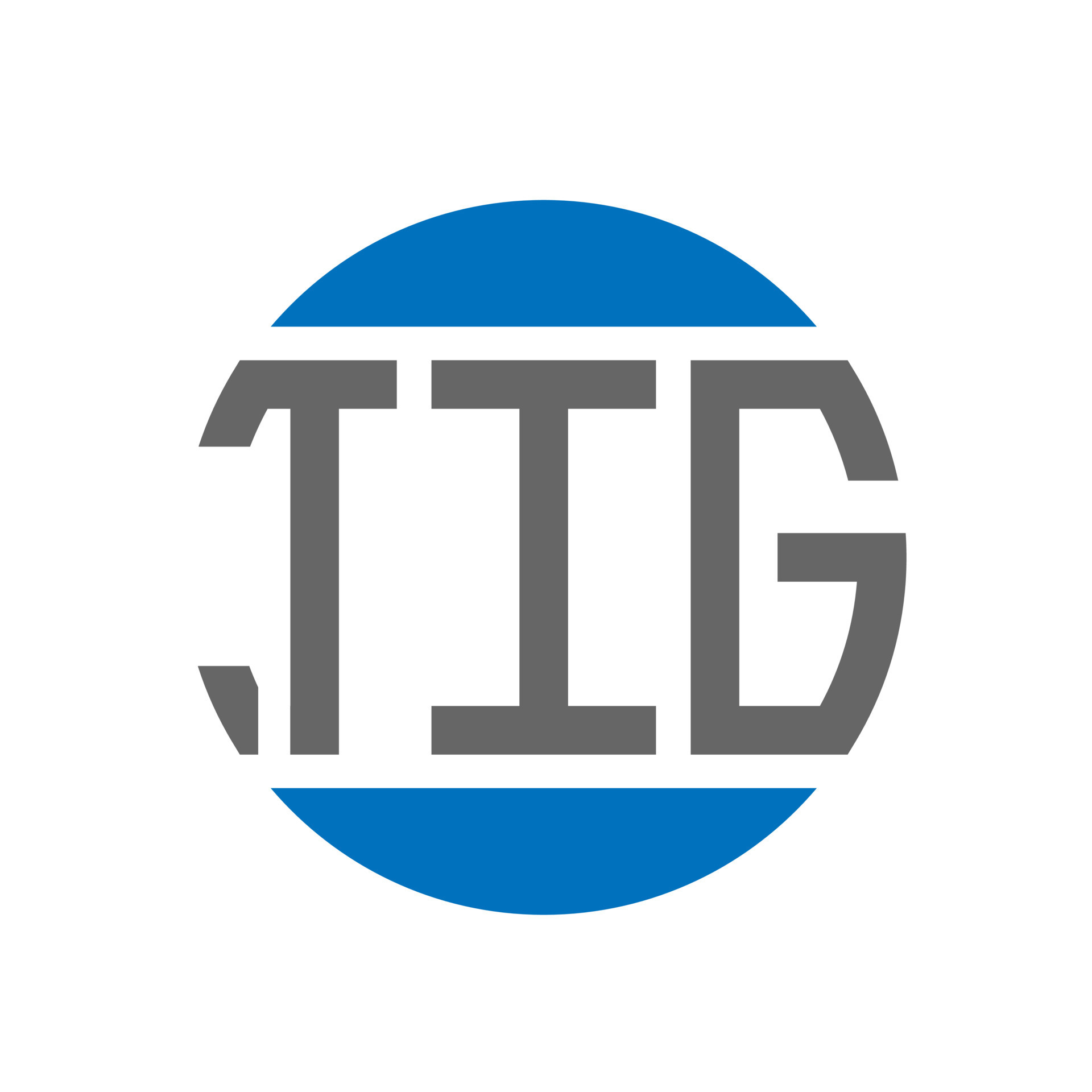 diseño de logotipo de letra tig sobre fondo blanco. concepto de