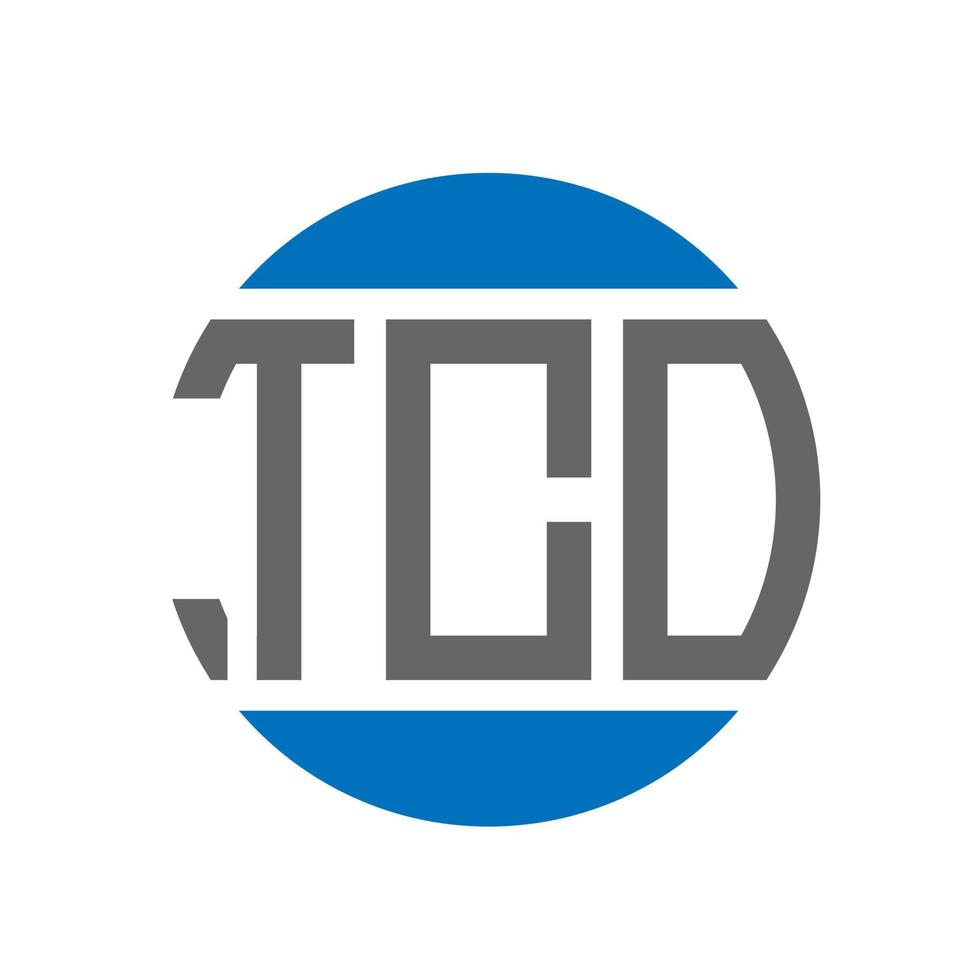TCO letter logo design on white background. TCO creative initials circle logo concept. TCO letter design. vector