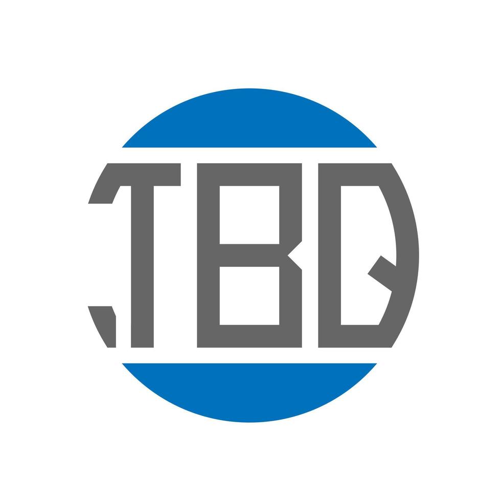 TBQ letter logo design on white background. TBQ creative initials ...