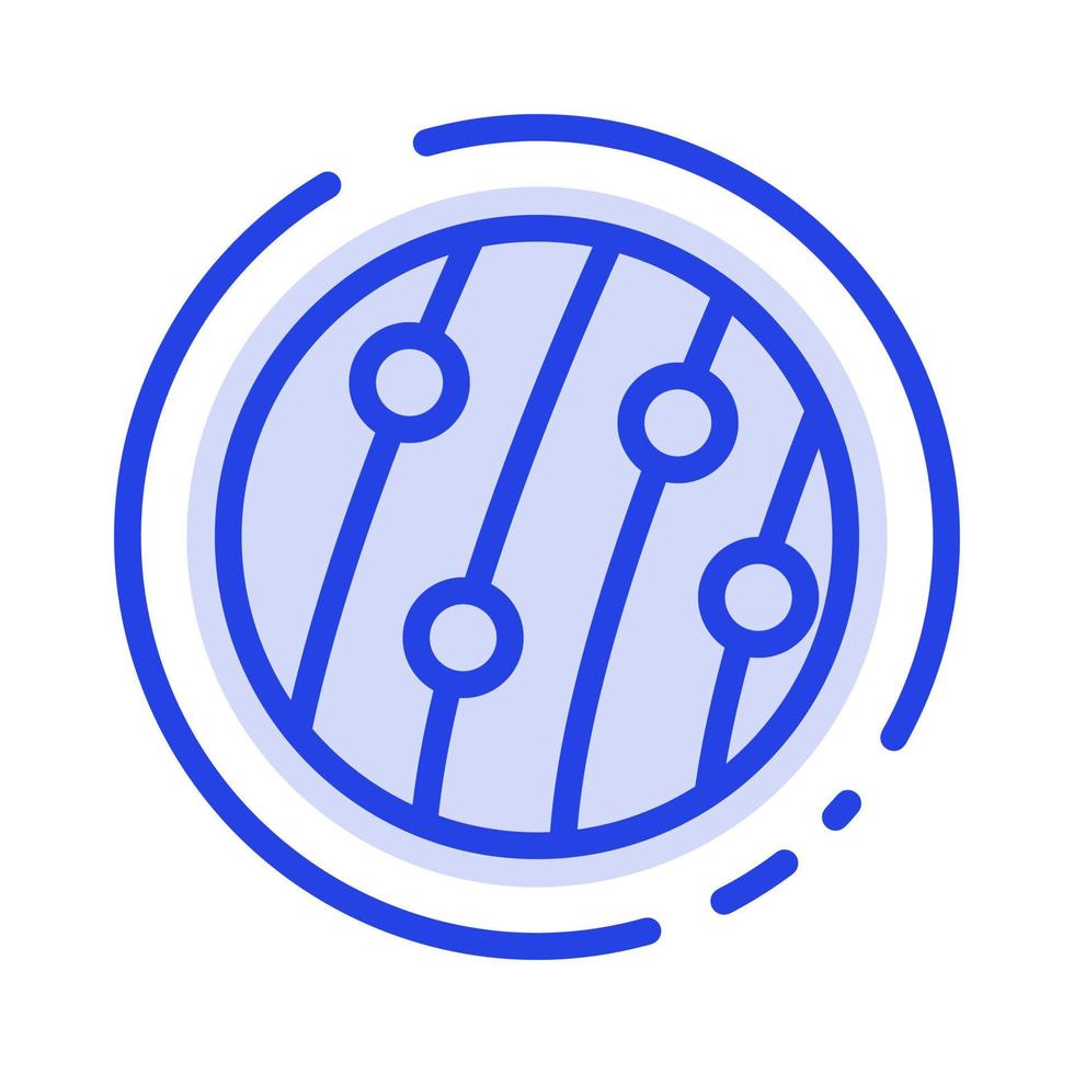Dandruff Hair Dandruff Scalp Dandruff Scalp Disease Seborrhea Dermatitis Blue Dotted Line Line Icon vector