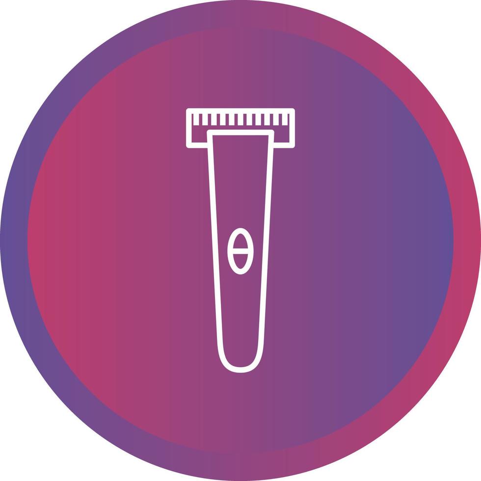 Unique Shaving Machine Vector Line Icon