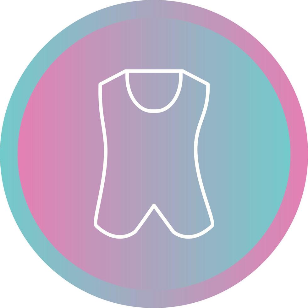 Unique Vest Vector Line Icon