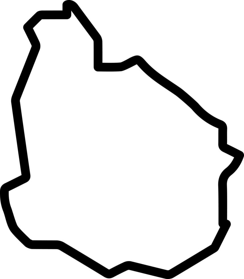 line icon for uruguay vector