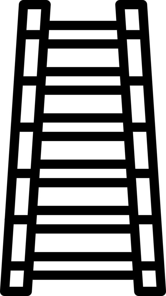 line icon for ladder vector