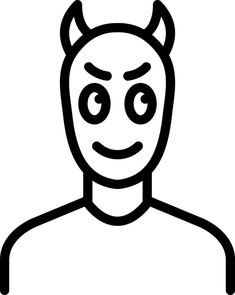 line icon for wicked vector