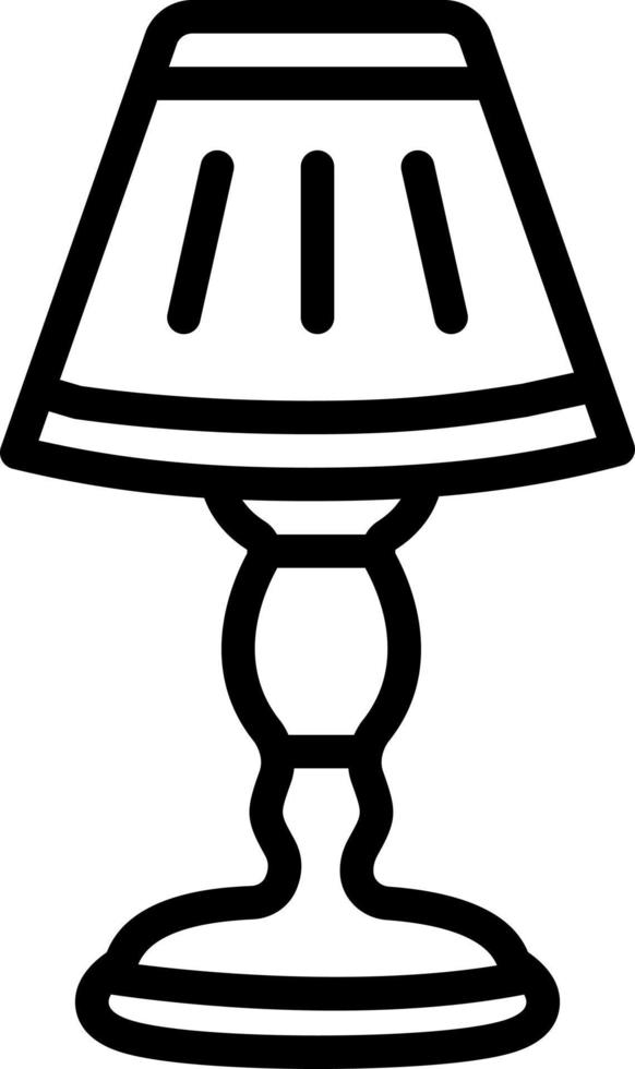 line icon for lamp vector