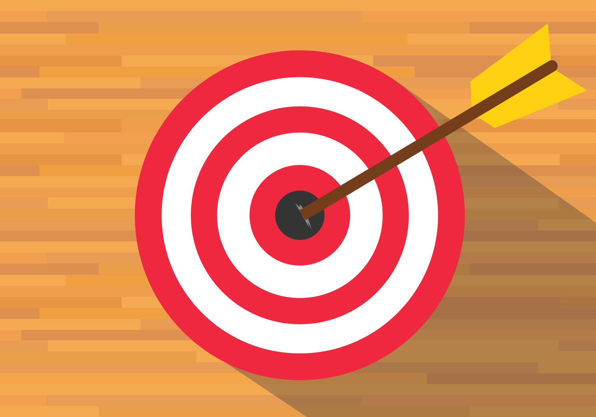 goals target board bullseye red vector flat 15615085 Vector Art at Vecteezy