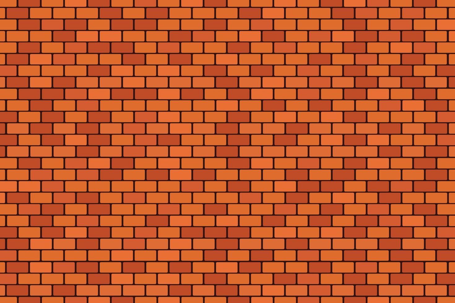 Fondo de pantalla de textura de pared de ladrillo con ilustración de vector de color marrón