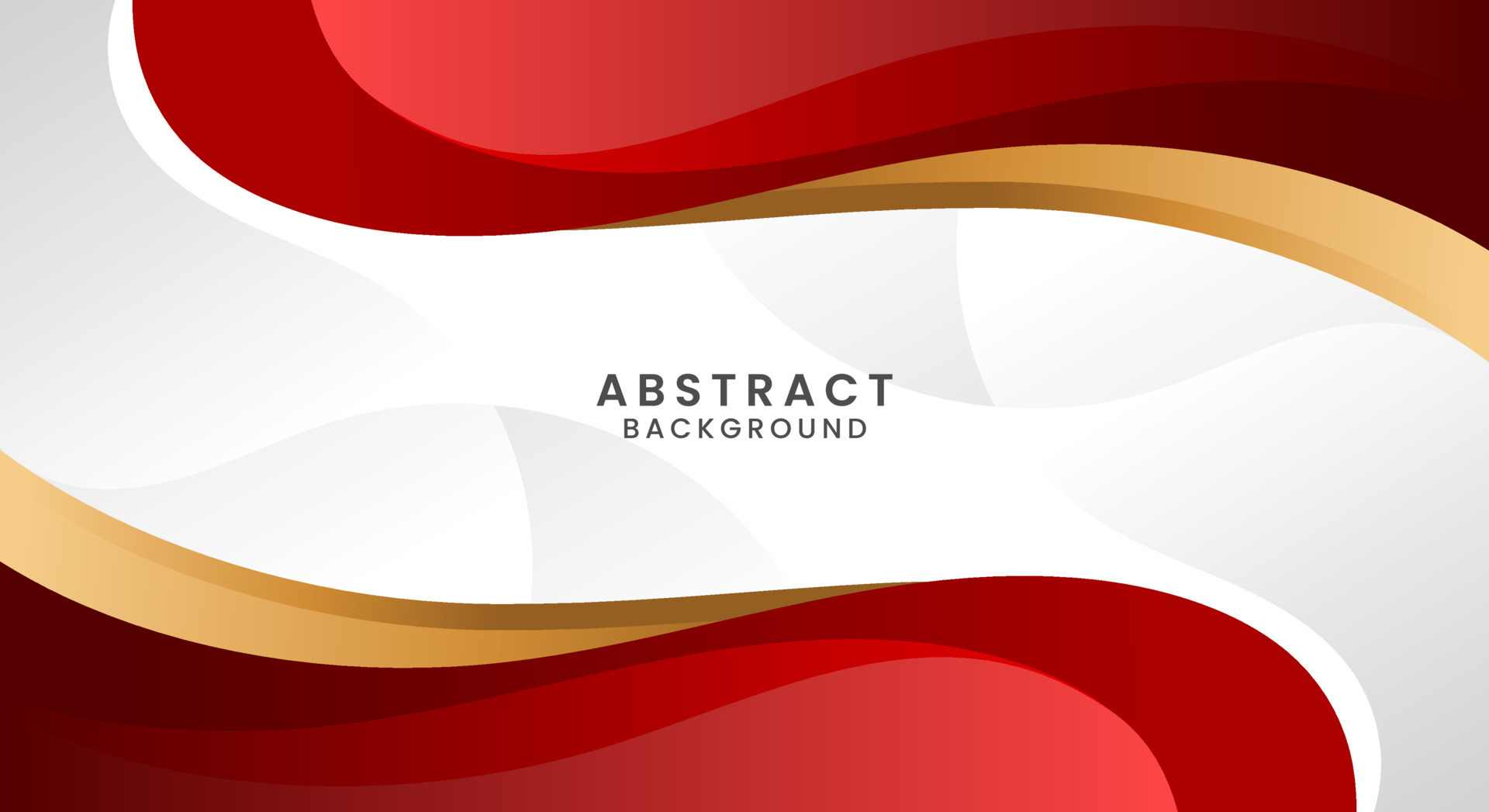 Wave red and gold modern white background 15617020 Vector Art at Vecteezy