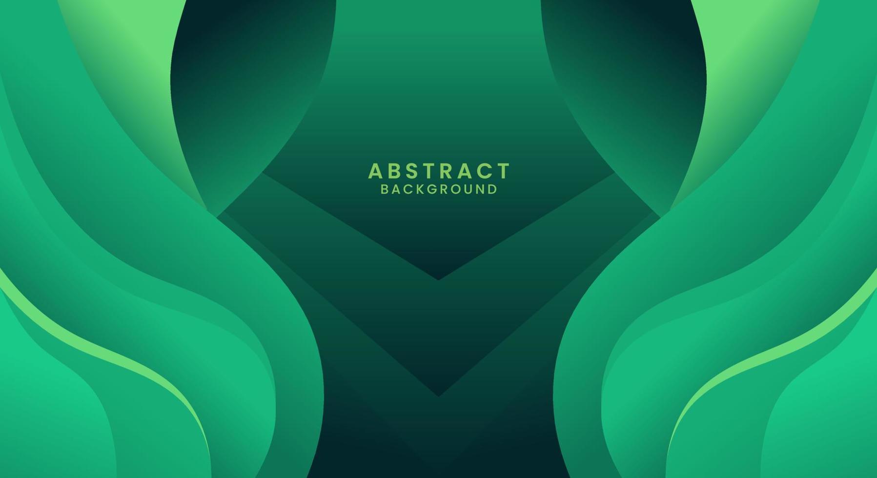 Abstract luxury green background vector
