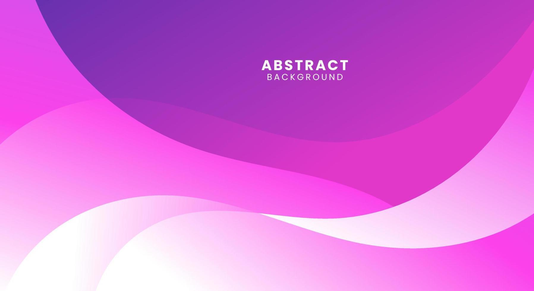 Beautiful modern purple gradient wavy background vector