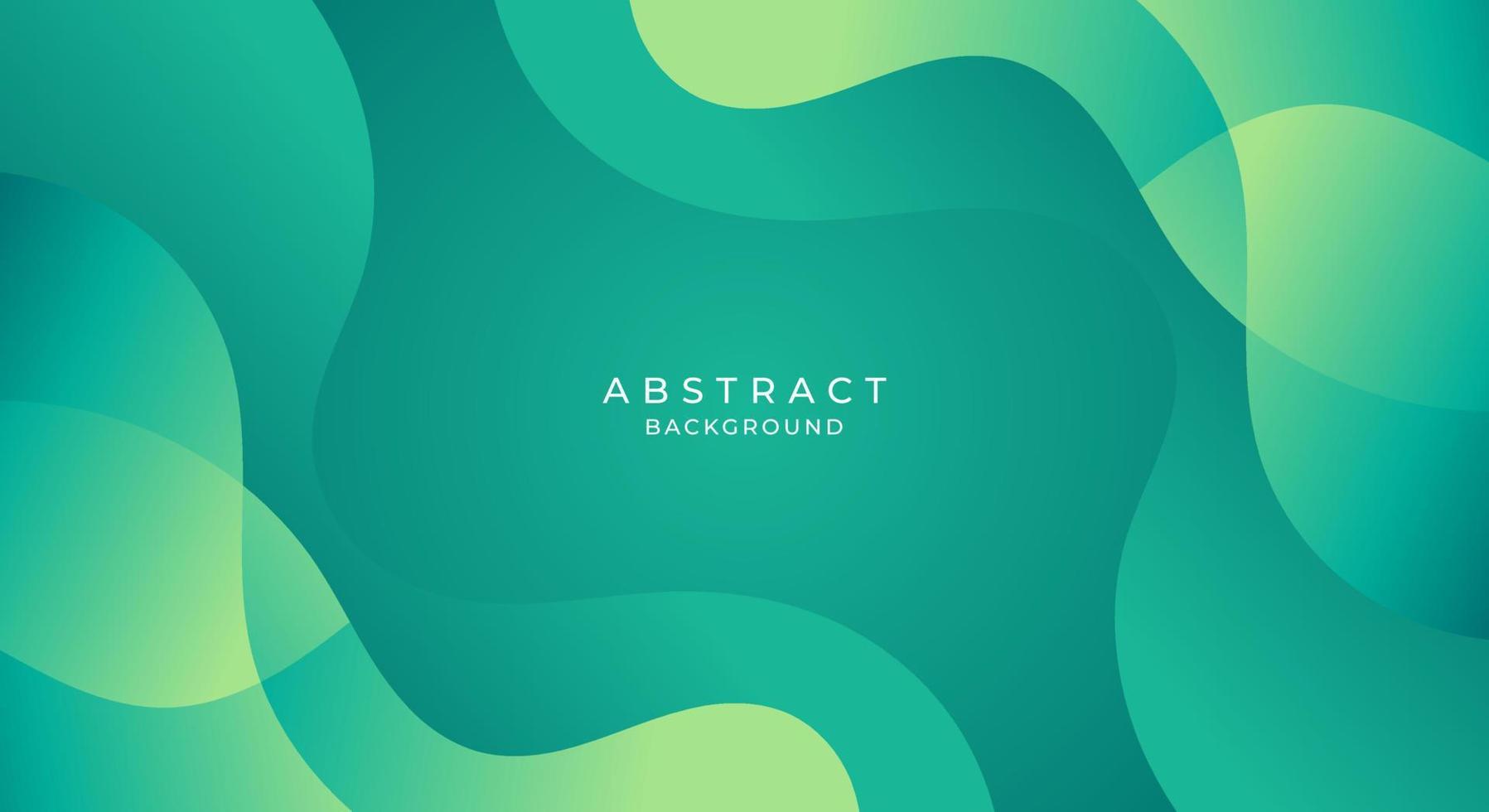 Abstract gradient background dynamic wavy decoration vector
