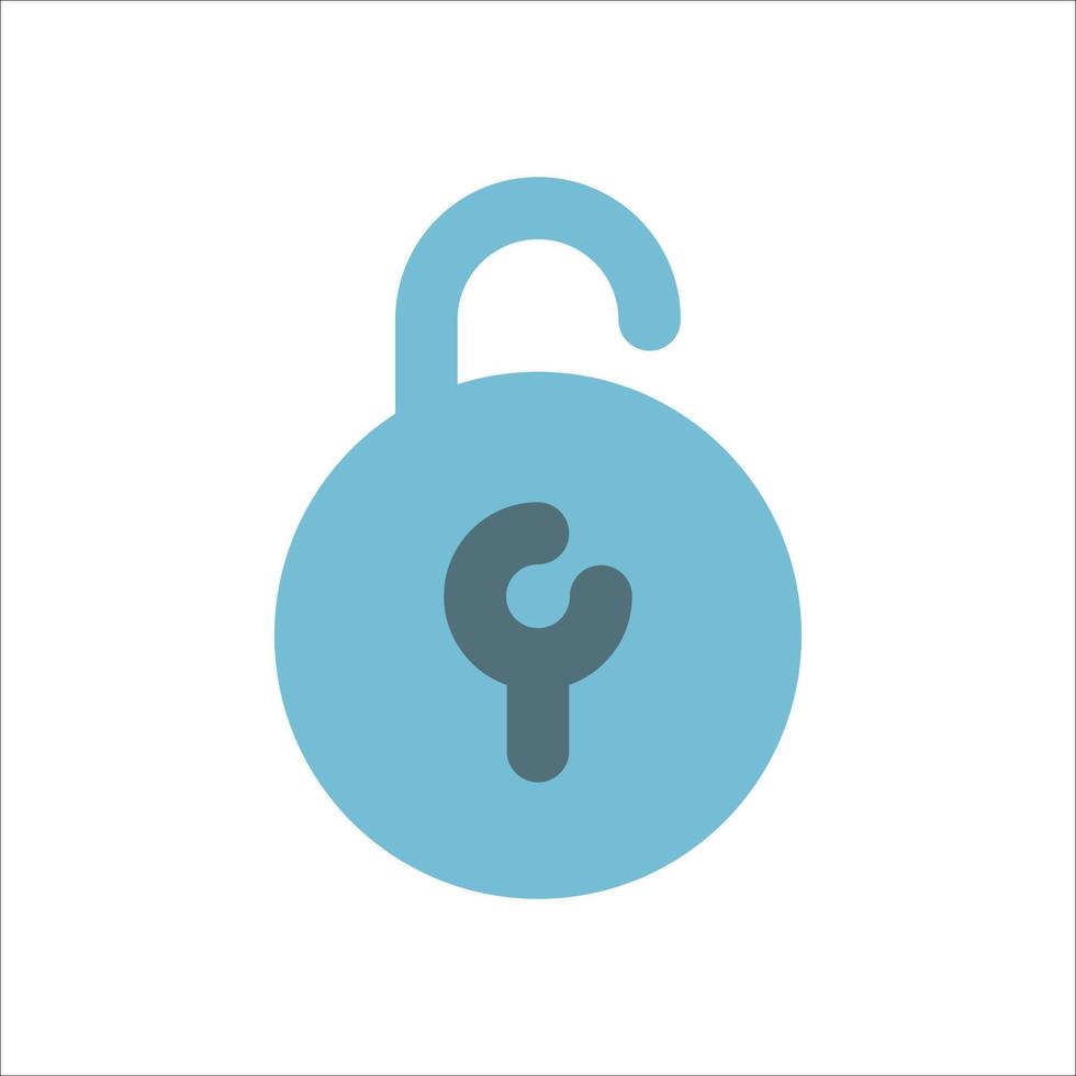Padlock Icon Solid 15617307 Vector Art at Vecteezy