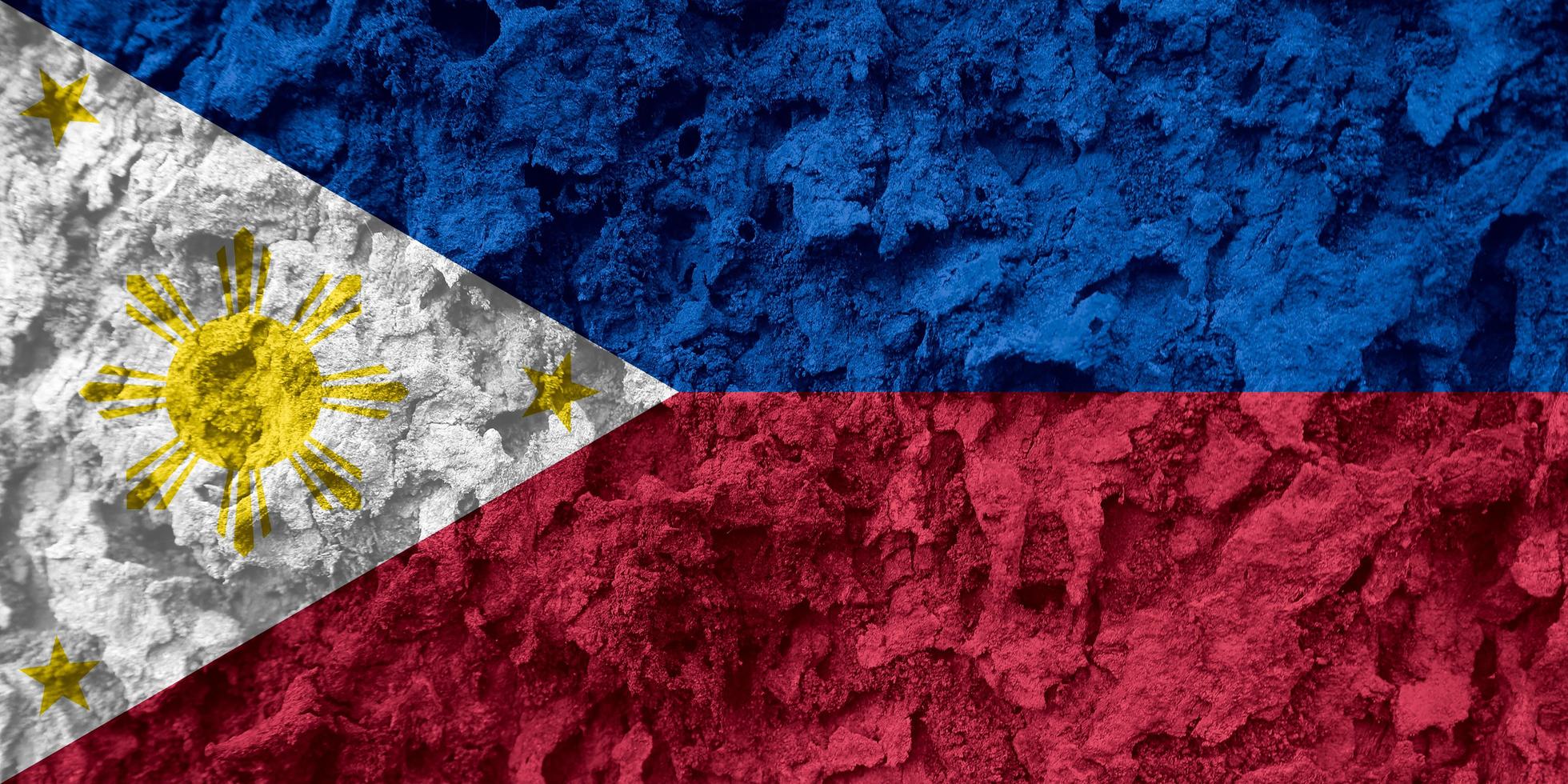 philippines flag texture as background photo