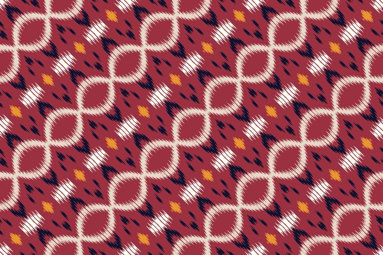 Ethnic ikat frame batik textile seamless pattern digital vector design for Print saree Kurti Borneo Fabric border brush symbols swatches stylish