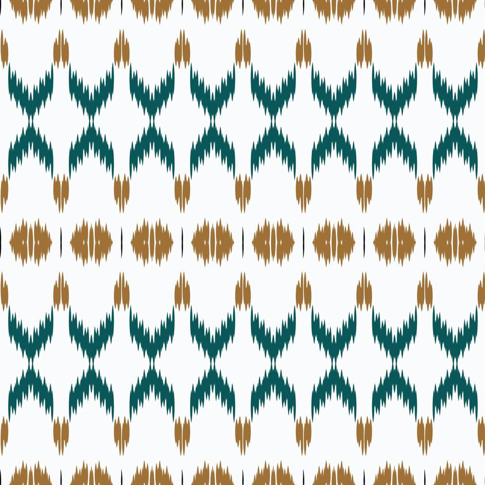 patrón sin costuras de color tribal de diamante ikat. étnico geométrico ikkat batik vector digital diseño textil para estampados tela sari mughal cepillo símbolo franjas textura kurti kurtis kurtas