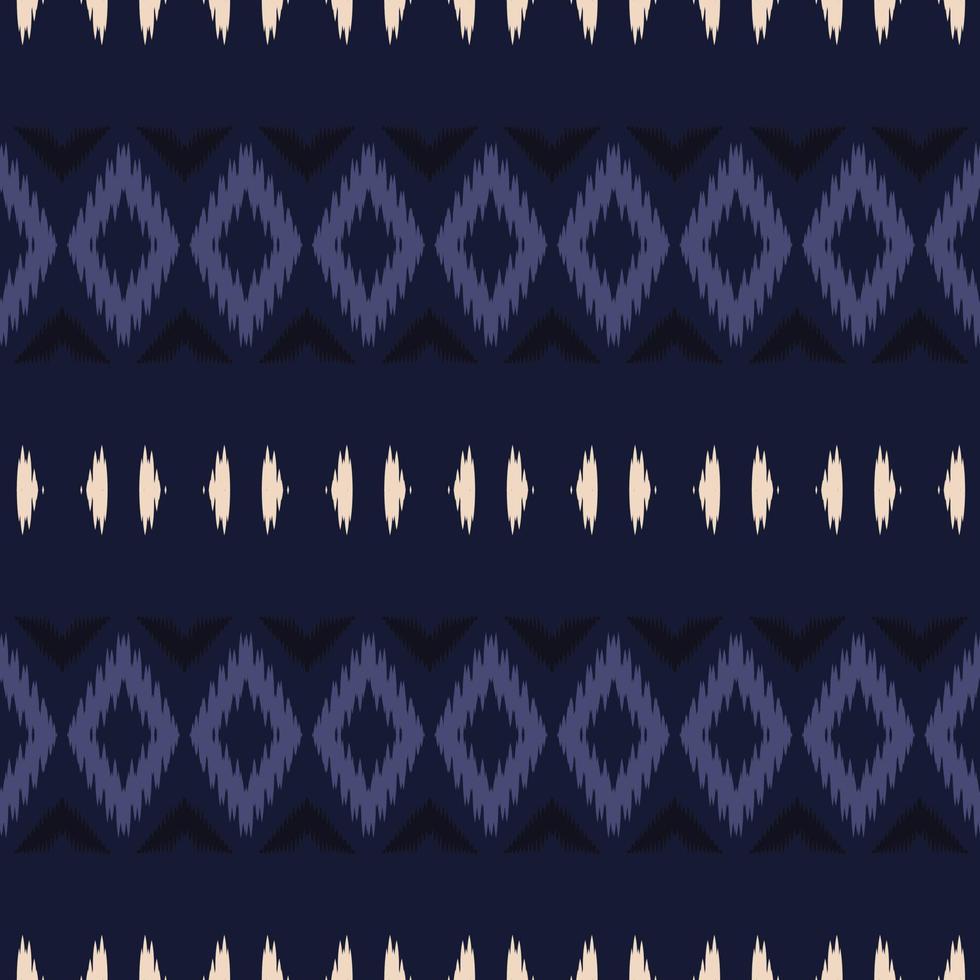Ikat fabric tribal cross Seamless Pattern. Ethnic Geometric Batik Ikkat Digital vector textile Design for Prints Fabric saree Mughal brush symbol Swaths texture Kurti Kurtis Kurtas