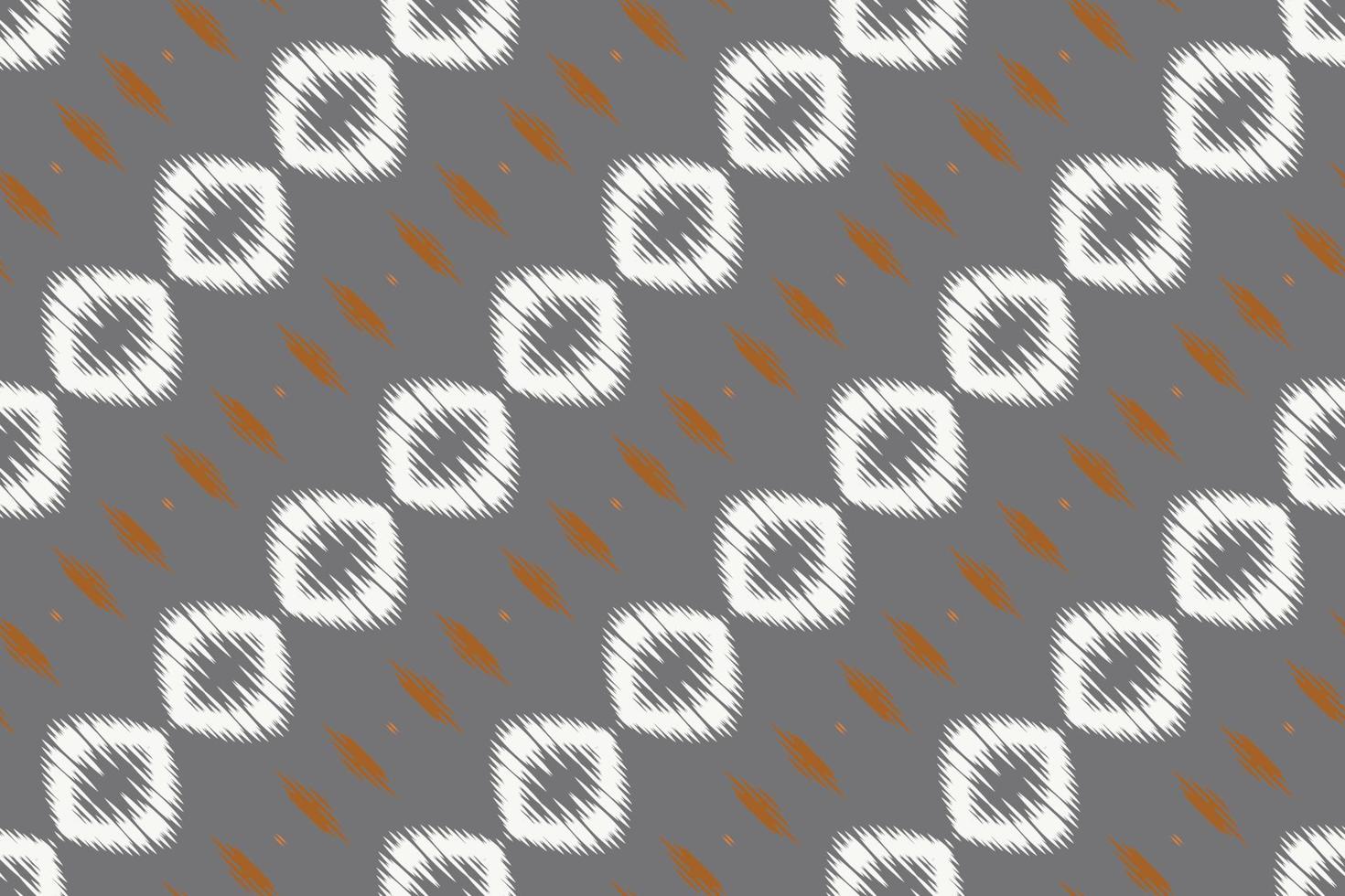 Ikkat or ikat print batik textile seamless pattern digital vector design for Print saree Kurti Borneo Fabric border brush symbols swatches stylish