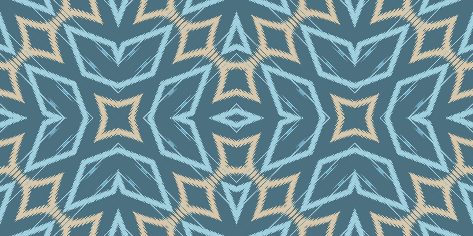 Ikat diamond tribal Africa Seamless Pattern. Ethnic Geometric Ikkat Batik Digital vector textile Design for Prints Fabric saree Mughal brush symbol Swaths texture Kurti Kurtis Kurtas