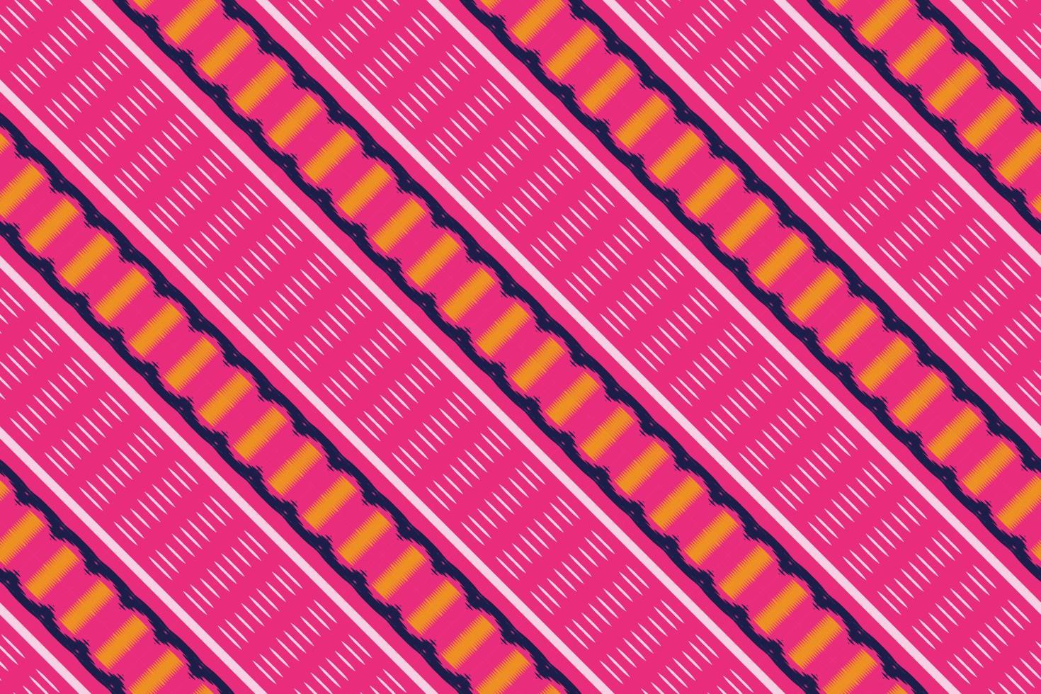 Batik Textile Ikkat or ikat fabric seamless pattern digital vector design for Print saree Kurti Borneo Fabric border brush symbols swatches designer