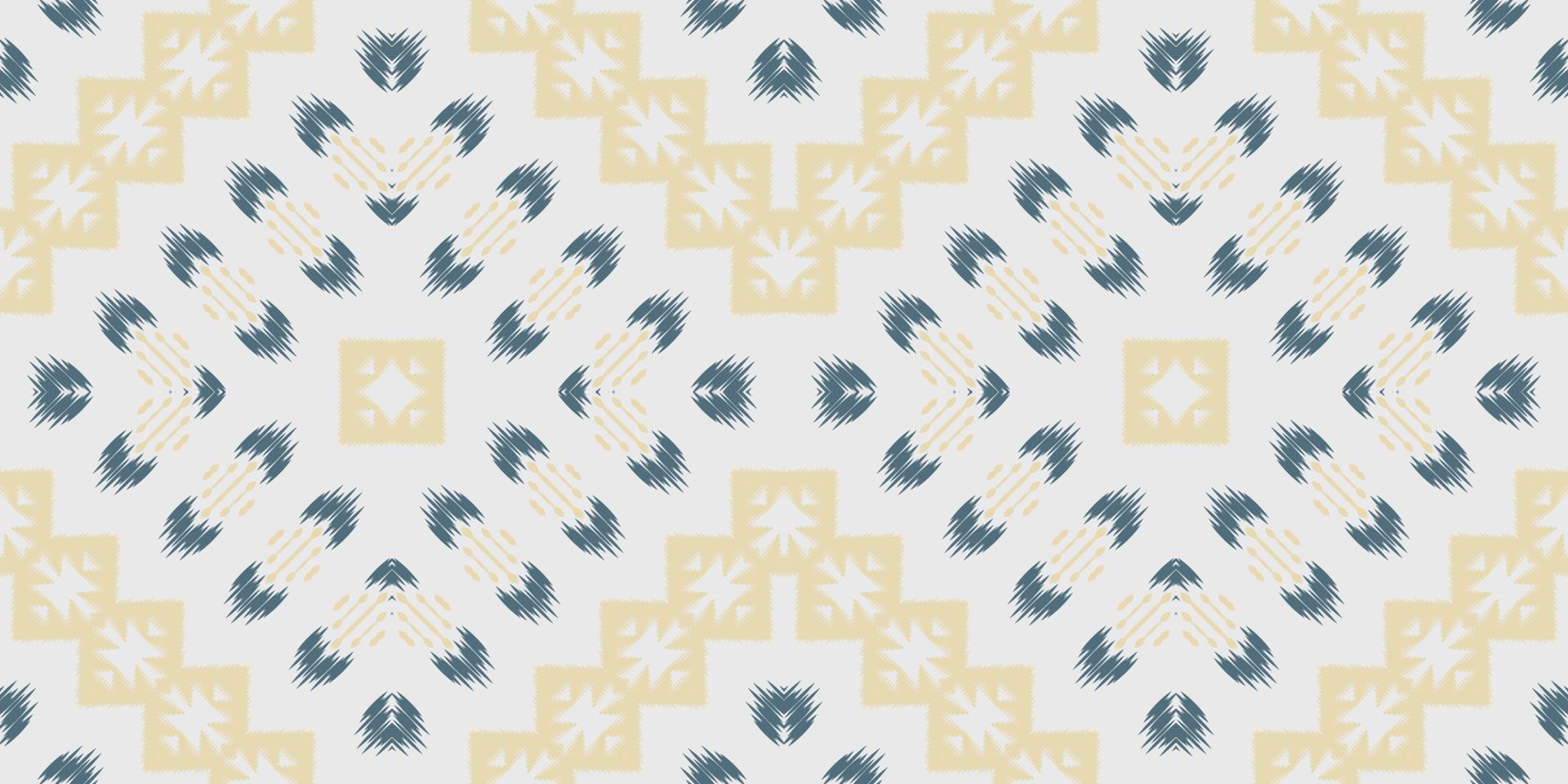 Batik Textile Motif ikat print seamless pattern digital vector design for Print saree Kurti Borneo Fabric border brush symbols swatches party wear