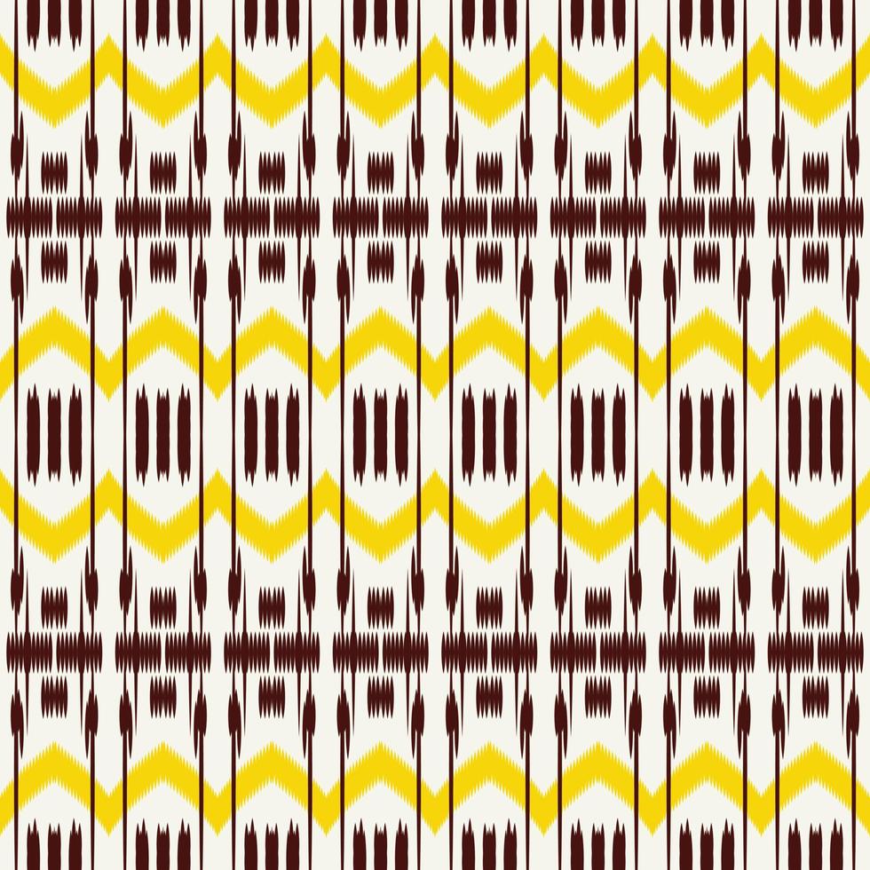 Motif ikat background seamless pattern digital vector design for Print saree Kurti Borneo Fabric border brush symbols swatches cotton