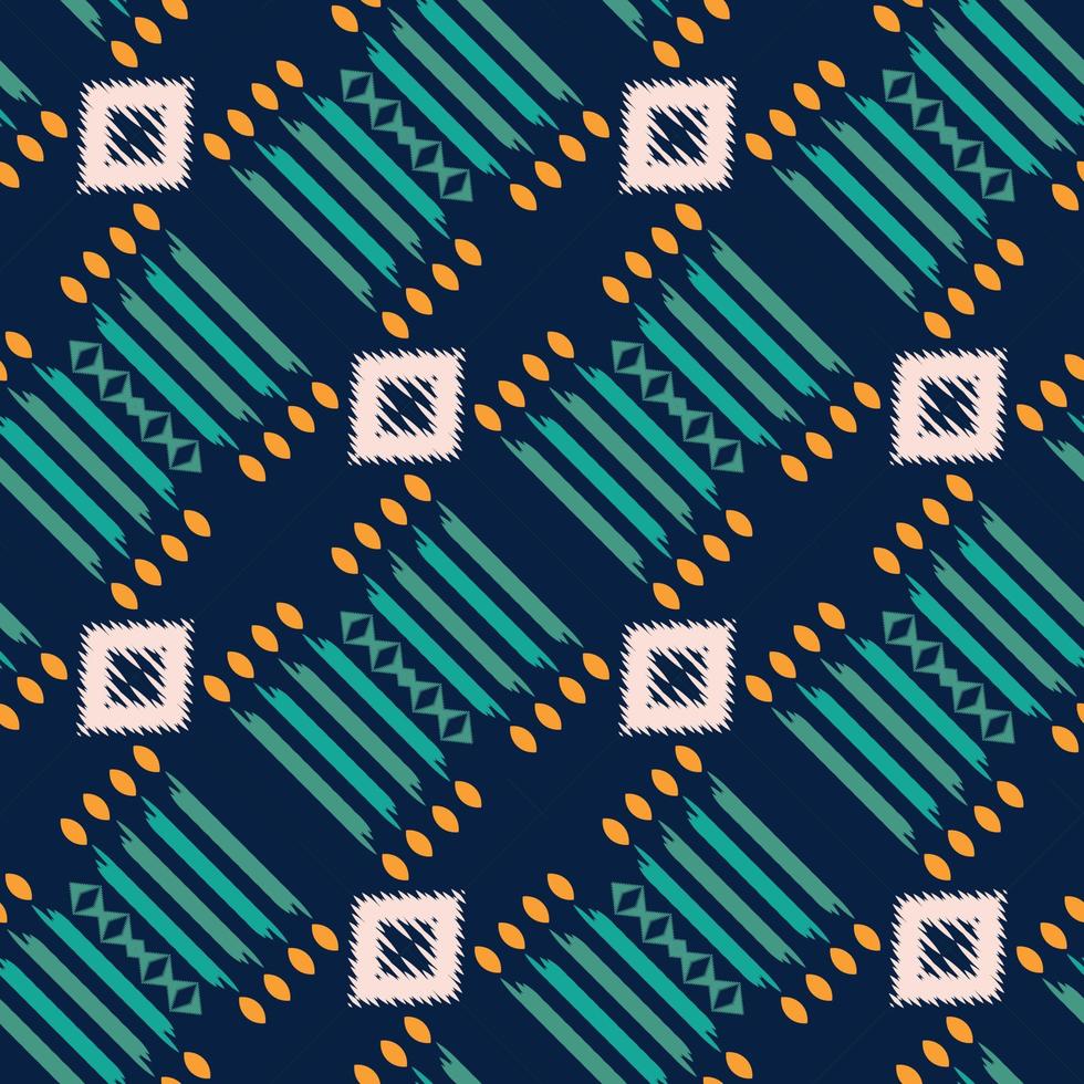 Batik Textile Filipino ikat seamless pattern digital vector design for Print saree Kurti Borneo Fabric border brush symbols swatches stylish