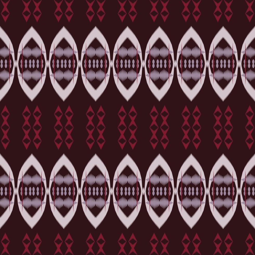 motivo ikat floral patrón sin costuras diseño vectorial digital para imprimir saree kurti borneo borde de tela símbolos de pincel muestras diseñador vector