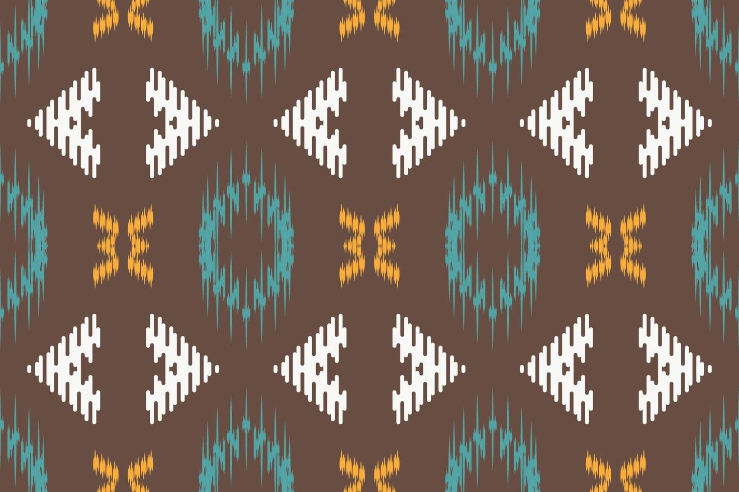 Ikat fabric tribal art Seamless Pattern. Ethnic Geometric Ikkat Batik Digital vector textile Design for Prints Fabric saree Mughal brush symbol Swaths texture Kurti Kurtis Kurtas