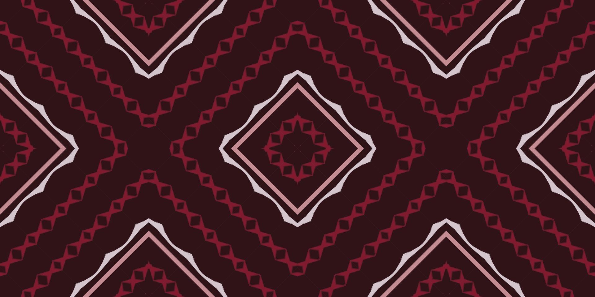 Motif ikat diamond batik textile seamless pattern digital vector design for Print saree Kurti Borneo Fabric border brush symbols swatches cotton