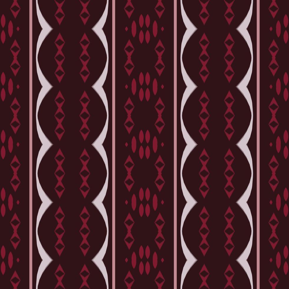 ikat chevron batik textil patrón sin costuras diseño vectorial digital para imprimir saree kurti borde de tela símbolos de pincel muestras de algodón vector