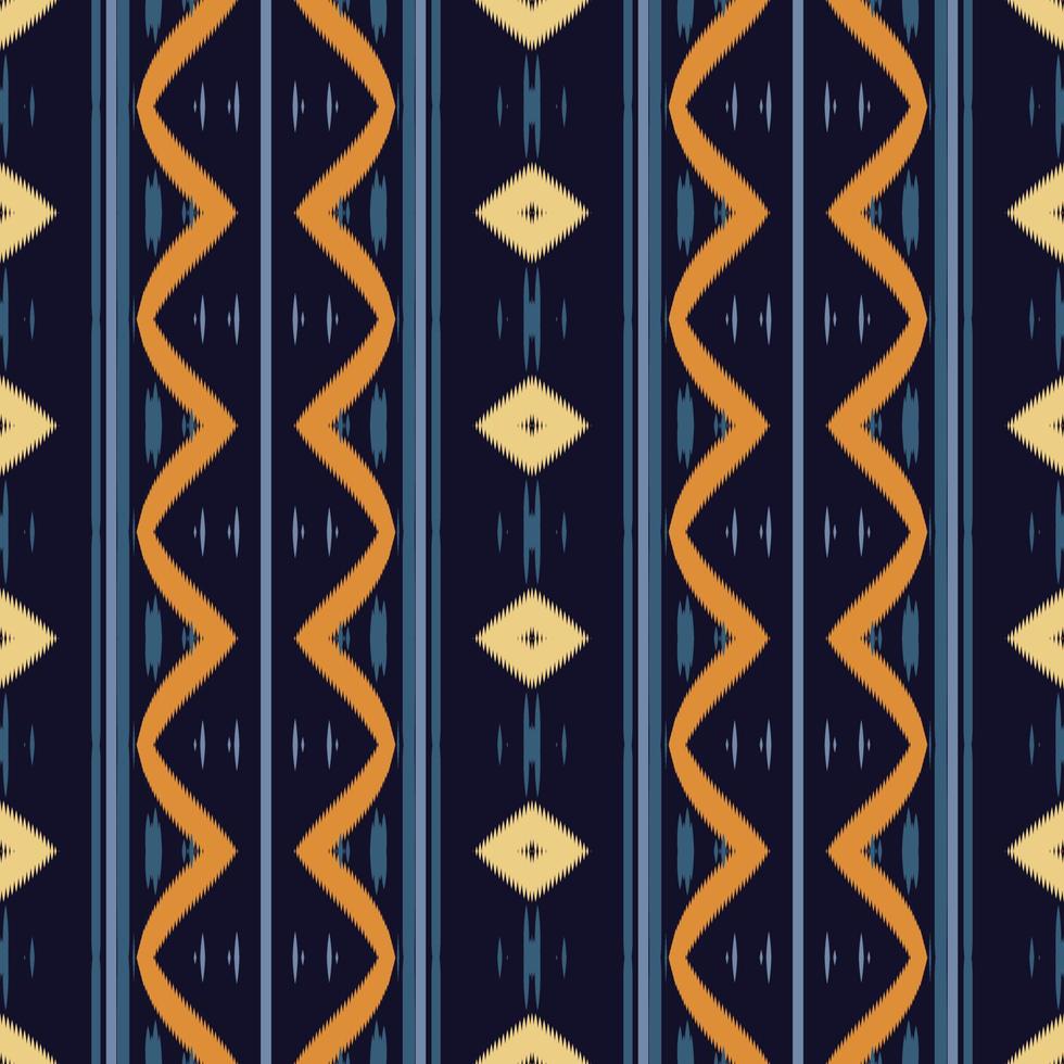 Batik Textile Ethnic ikat print seamless pattern digital vector design for Print saree Kurti Borneo Fabric border brush symbols swatches stylish