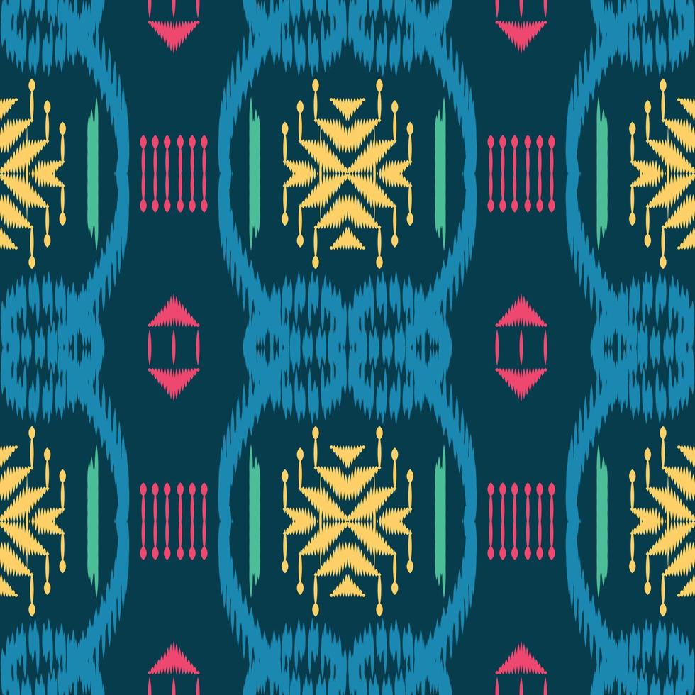 ikat flor tribal chevron de patrones sin fisuras. étnico geométrico ikkat batik vector digital diseño textil para estampados tela sari mughal cepillo símbolo franjas textura kurti kurtis kurtas