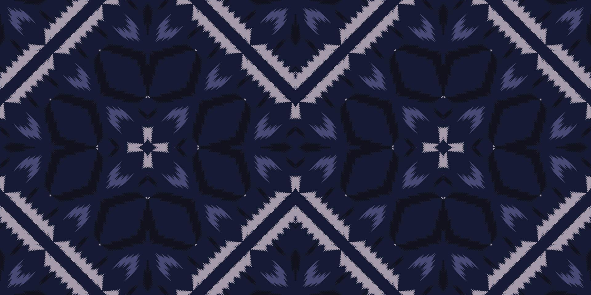 ikat tejido tribal cruz de patrones sin fisuras. étnico geométrico batik ikkat vector digital diseño textil para estampados tela sari mogol cepillo símbolo franjas textura kurti kurtis kurtas