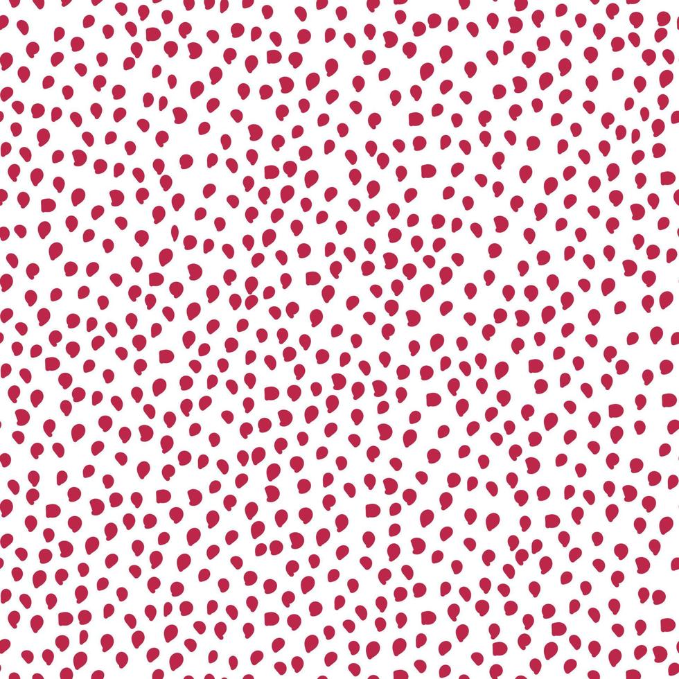 Viva Magenta dots doodle seamless pattern vector illustration