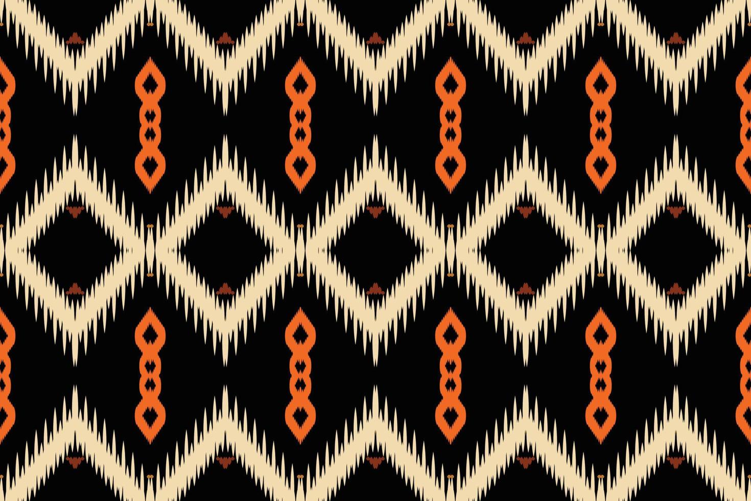 ikat patrón sin costuras de fondo tribal sin costuras. étnico geométrico ikkat batik vector digital diseño textil para estampados tela sari mughal cepillo símbolo franjas textura kurti kurtis kurtas