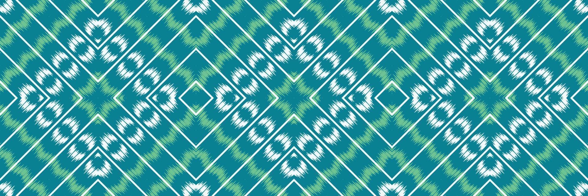 Ethnic ikat texture batik textile seamless pattern digital vector design for Print saree Kurti Borneo Fabric border brush symbols swatches cotton