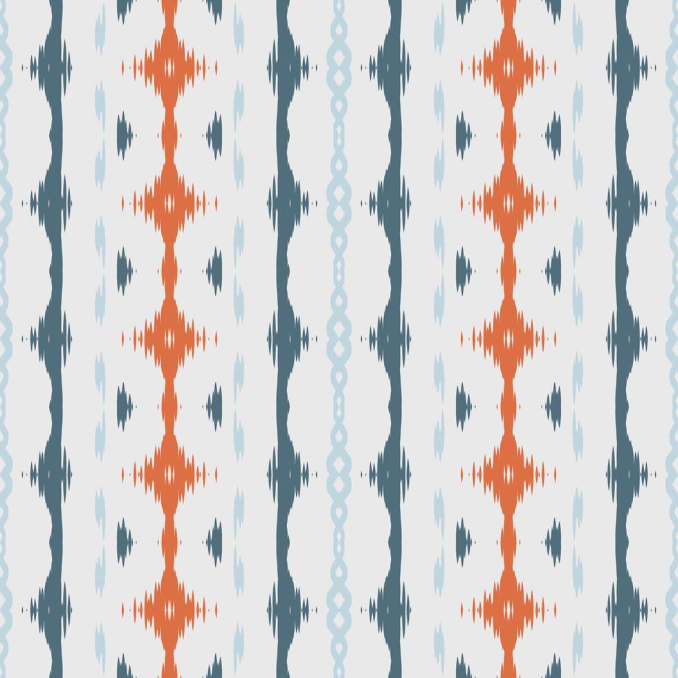 ikat print batik textile seamless pattern digital vector design for Print saree Kurti Borneo Fabric border brush symbols swatches designer