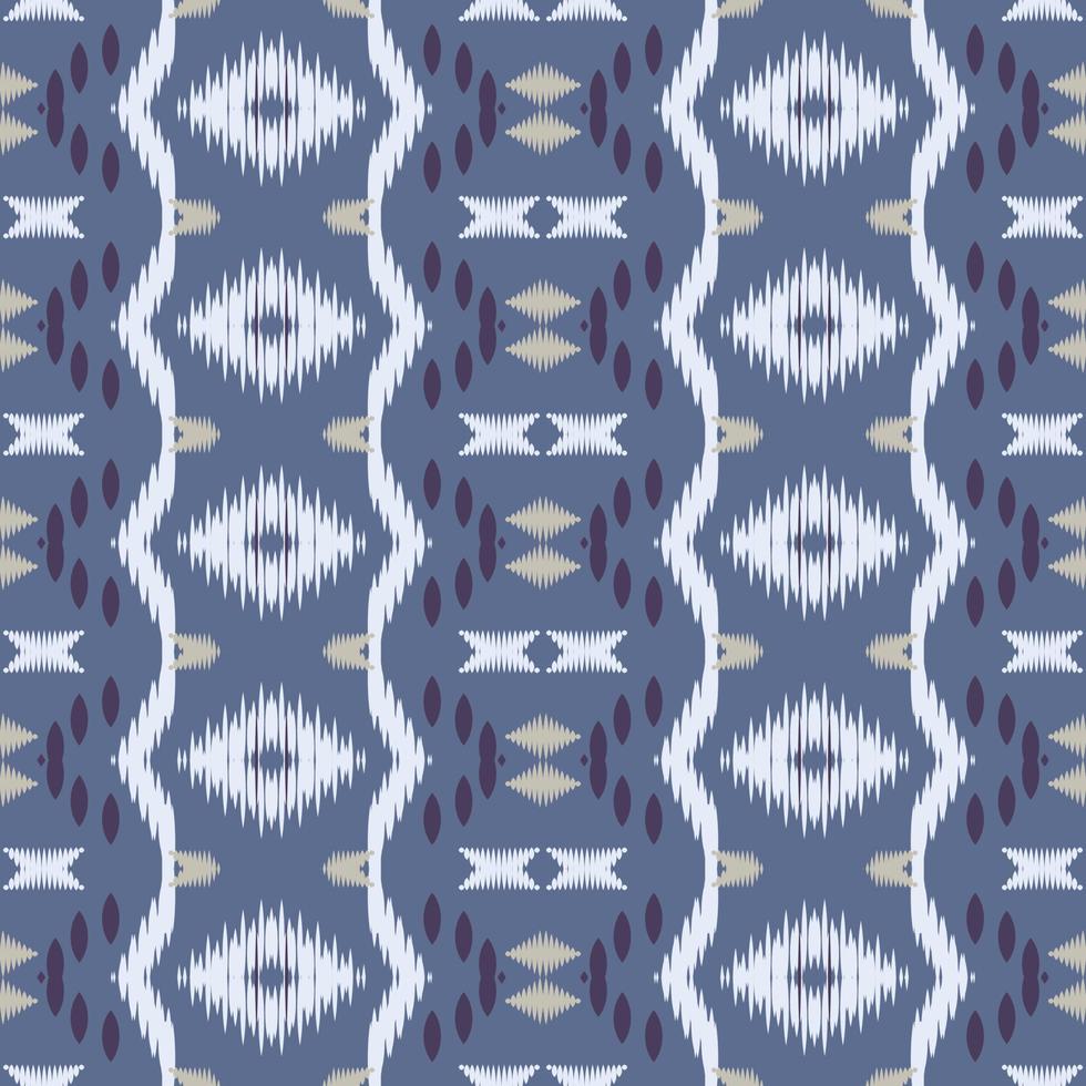 tela ikat batik textil patrón sin costuras diseño de vector digital para imprimir saree kurti borde de tela de borneo símbolos de pincel muestras diseñador