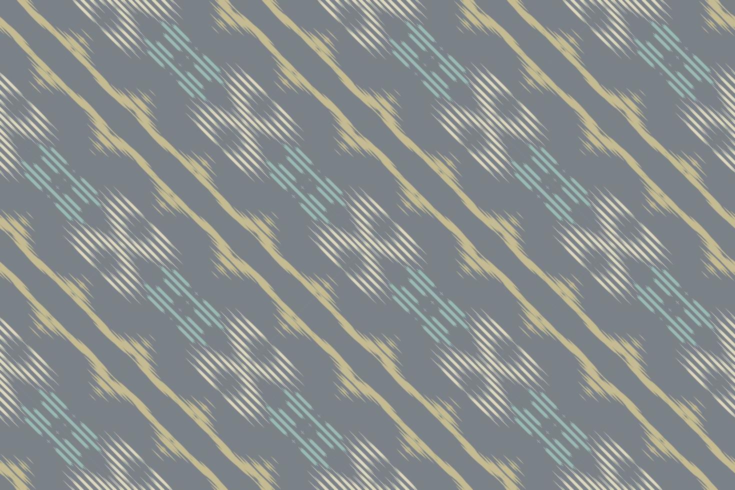 Batik Textile Ikkat or ikat triangle seamless pattern digital vector design for Print saree Kurti Borneo Fabric border brush symbols swatches party wear