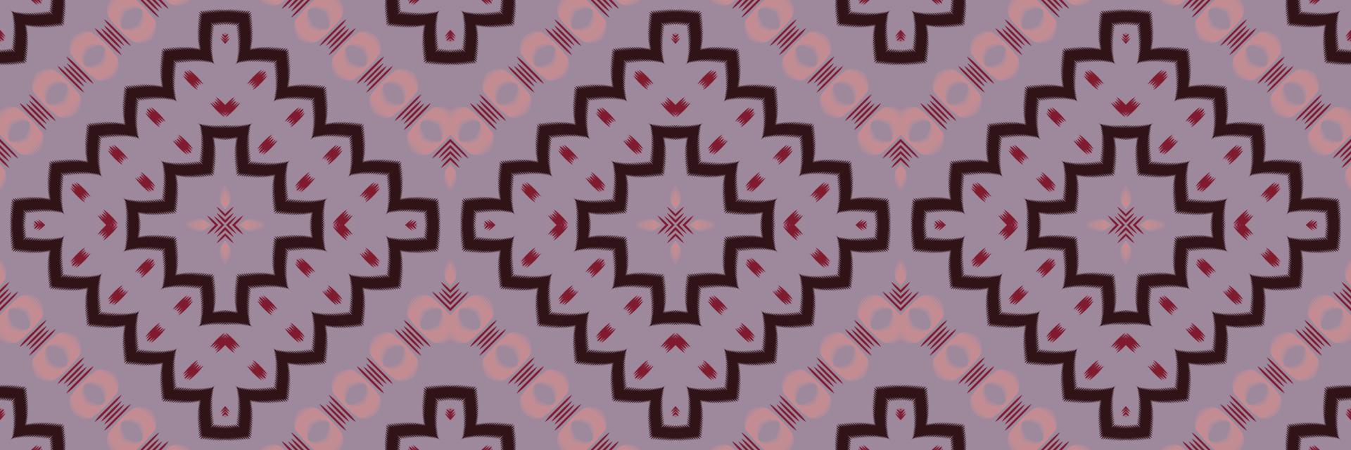 Batik Textile ikat chevron seamless pattern digital vector design for Print saree Kurti Borneo Fabric border brush symbols swatches cotton