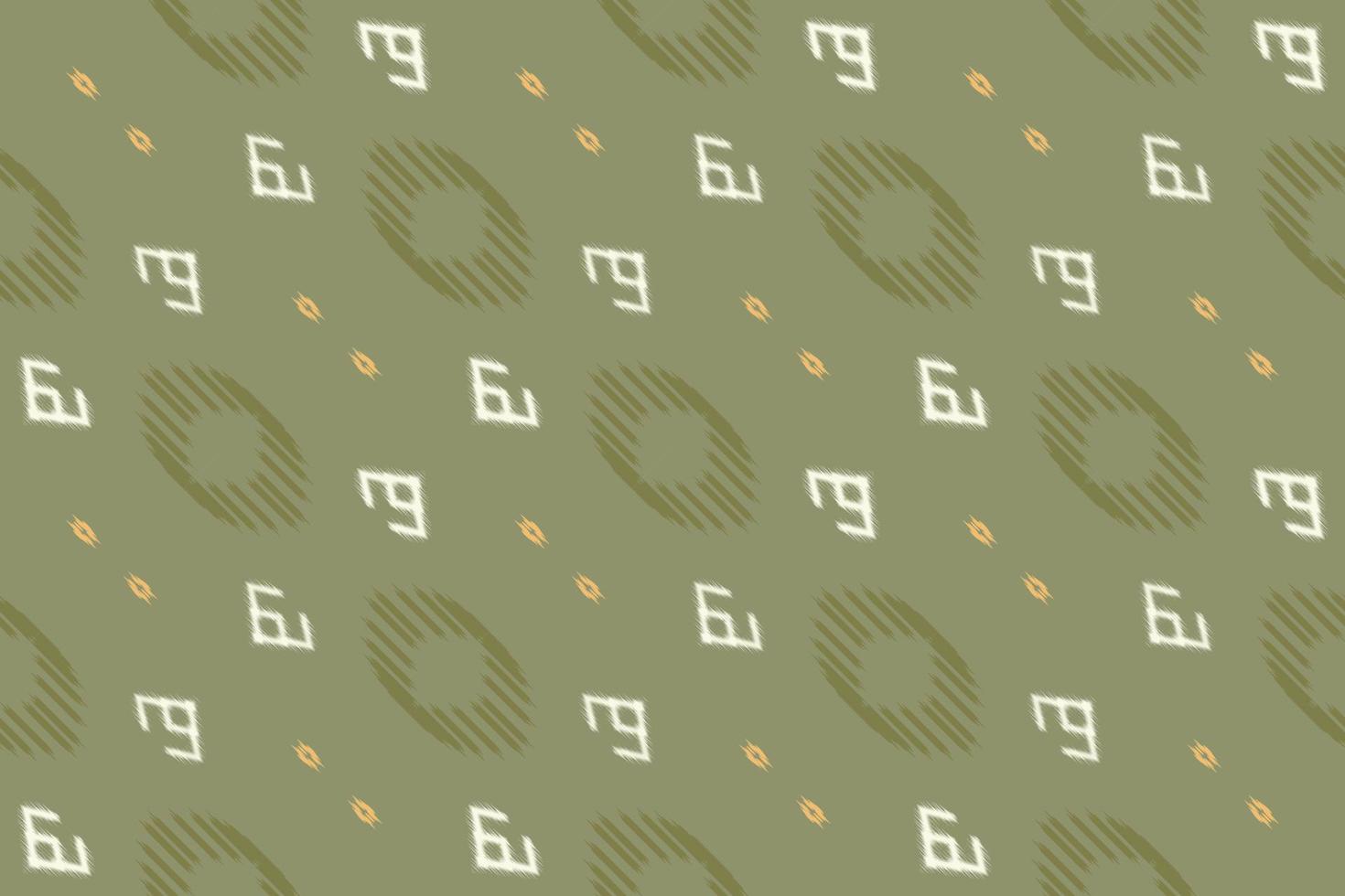 Batik Textile Ethnic ikat flower seamless pattern digital vector design for Print saree Kurti Borneo Fabric border brush symbols swatches designer