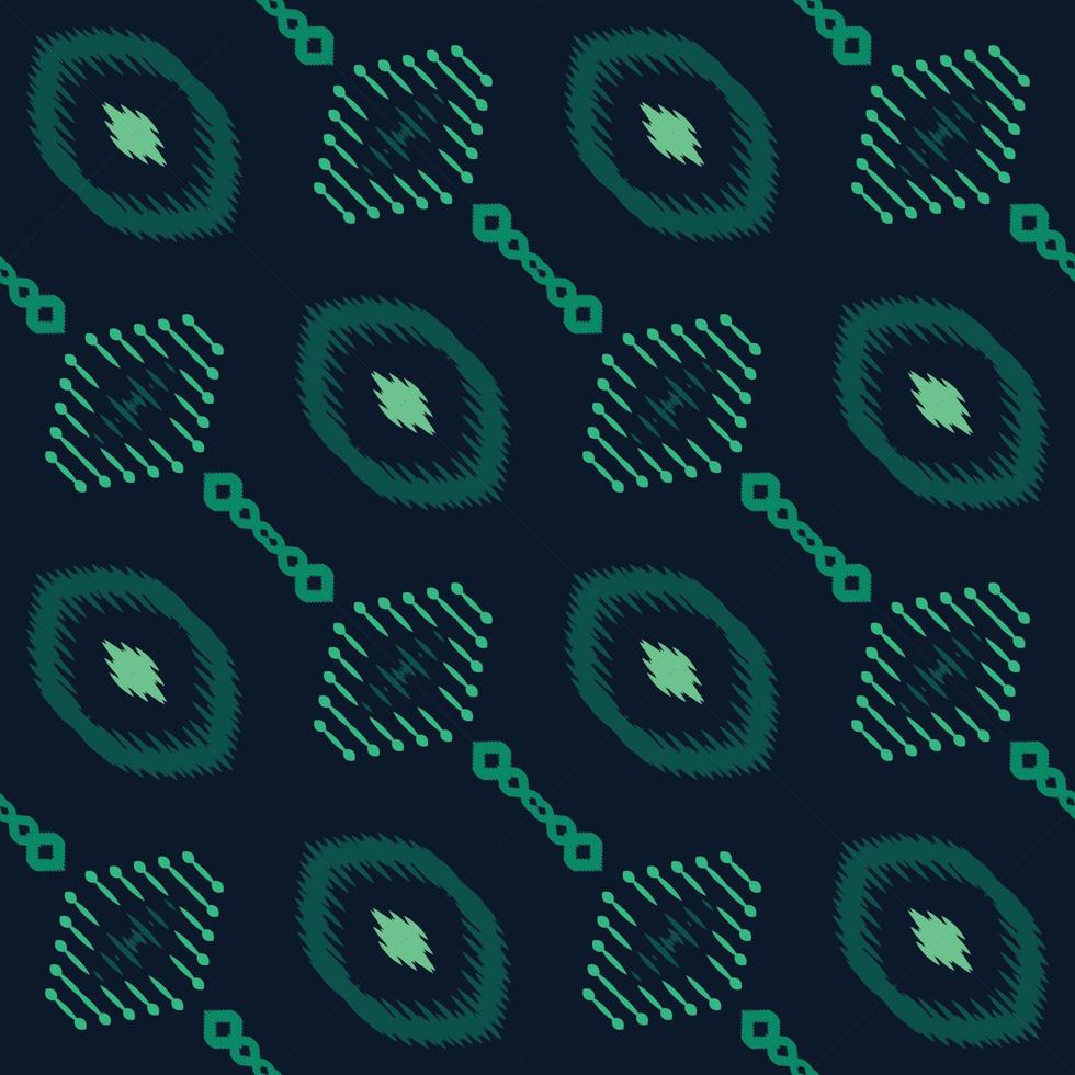 Batik Textile ikat floral seamless pattern digital vector design for Print saree Kurti Borneo Fabric border brush symbols swatches designer