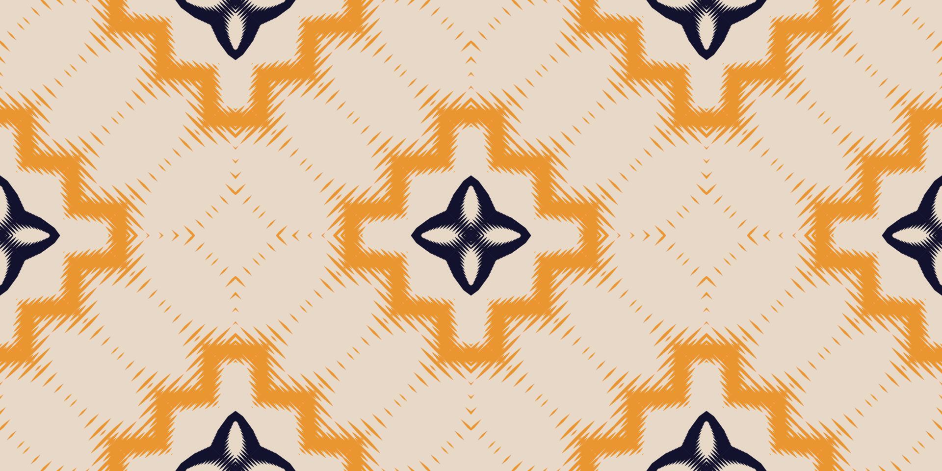 ikat vector batik textil patrón sin costuras diseño de vector digital para imprimir saree kurti borneo borde de tela símbolos de pincel muestras ropa de fiesta