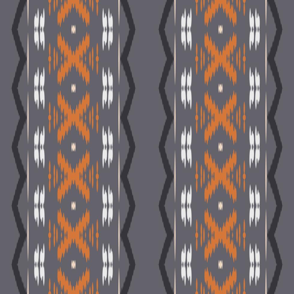 Motif ikat fabric batik textile seamless pattern digital vector design for Print saree Kurti Borneo Fabric border brush symbols swatches designer