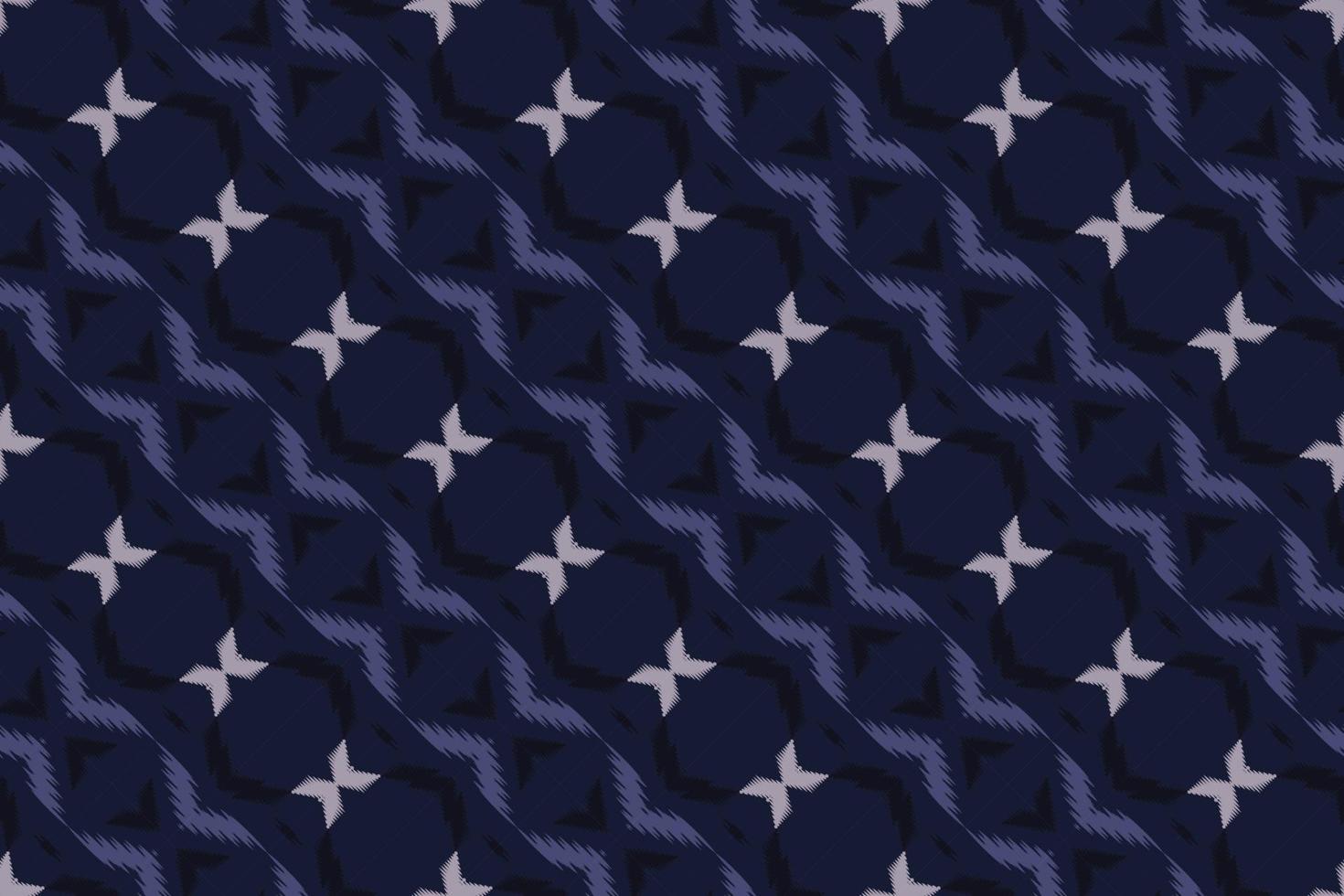Batik Textile Ikkat or ikat background seamless pattern digital vector design for Print saree Kurti Borneo Fabric border brush symbols swatches stylish