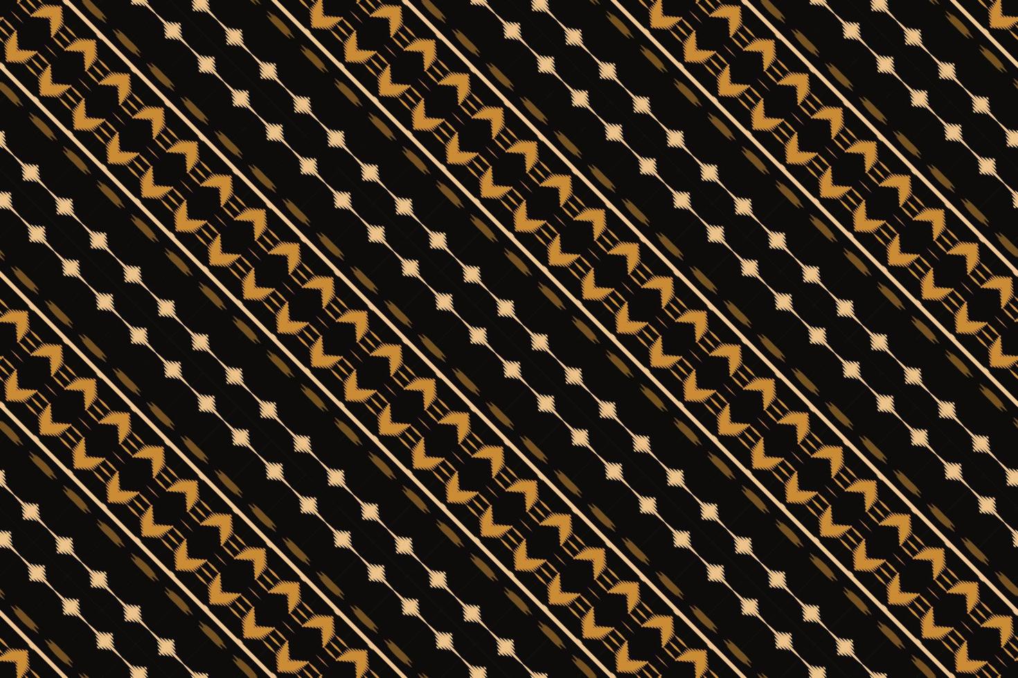 Batik Textile Ikkat or ikat triangle seamless pattern digital vector design for Print saree Kurti Borneo Fabric border brush symbols swatches cotton
