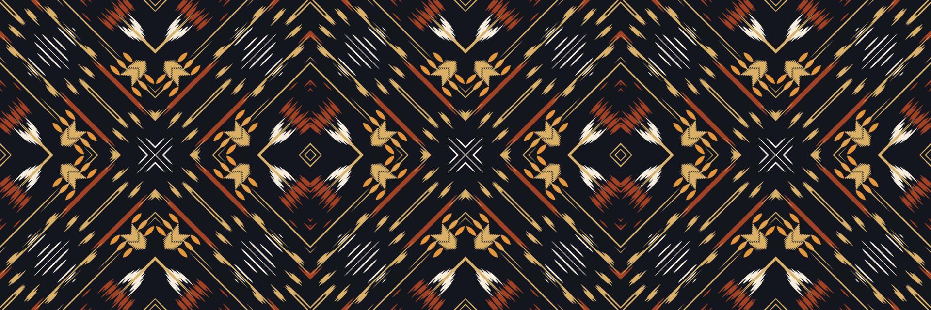 Ikat designs batik textile seamless pattern digital vector design for Print saree Kurti Borneo Fabric border brush symbols swatches designer